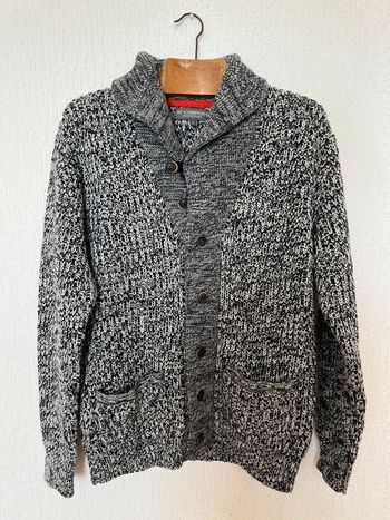 Gilet à col châle en laine Armand Thiery Company