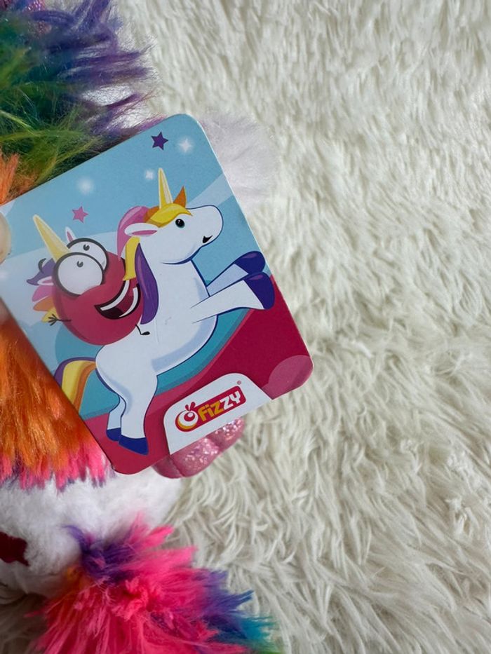 Peluche Lisa la licorne Fizzy - photo numéro 4