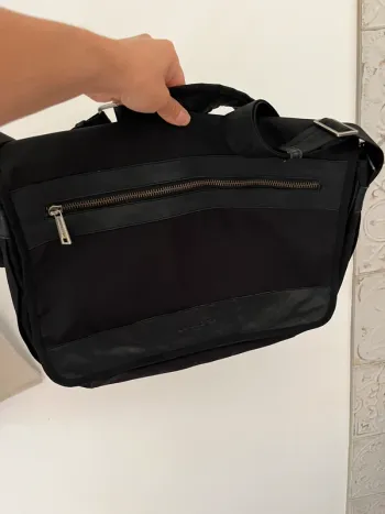 Sac porte document noir lancaster