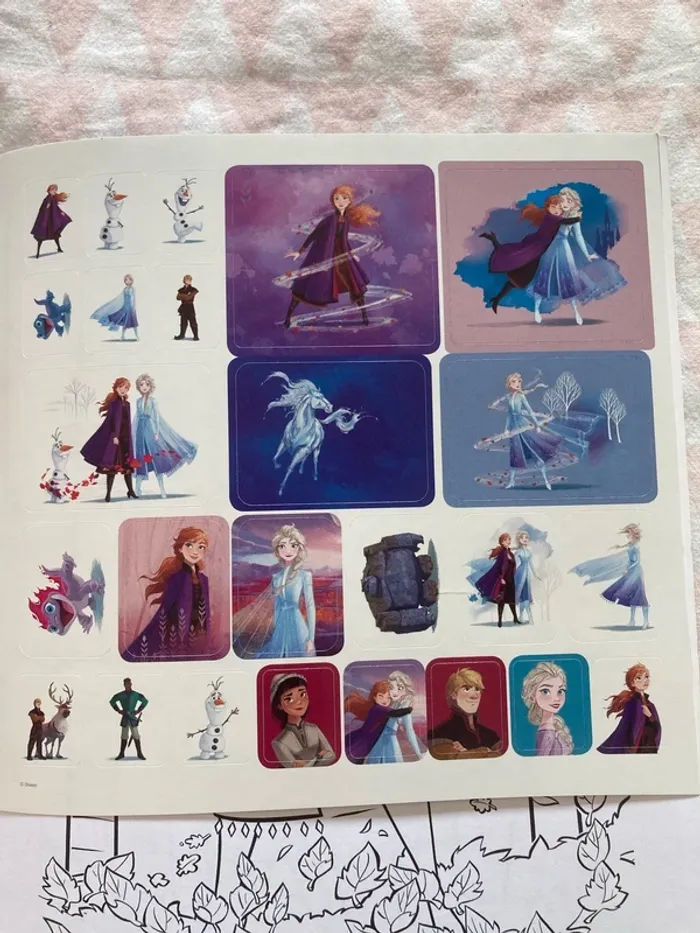 Cahier de coloriage reine de neiges II - photo numéro 5