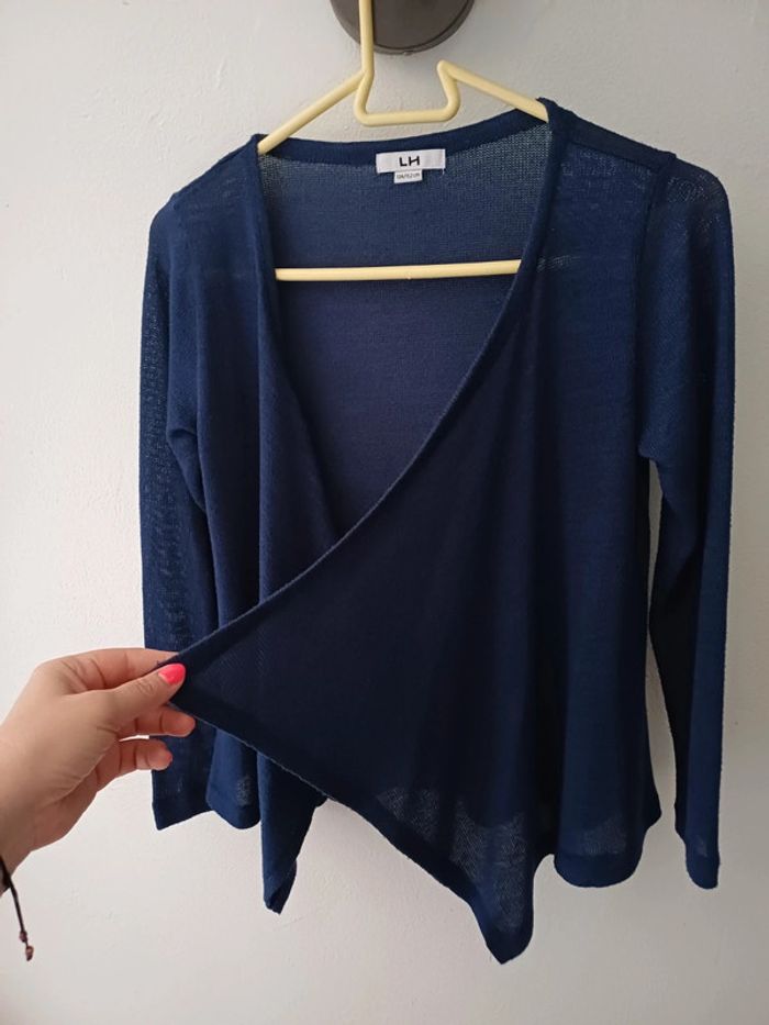 Gilet bleu marine 12 ans - photo numéro 2