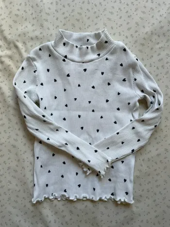 TEE shirt Kiabi 5 ans blanc côtelé