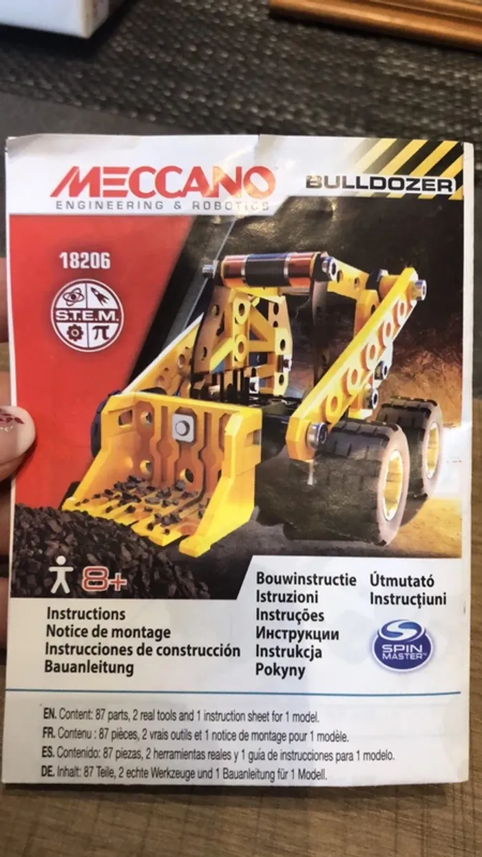 Meccano bulldozer - photo numéro 2