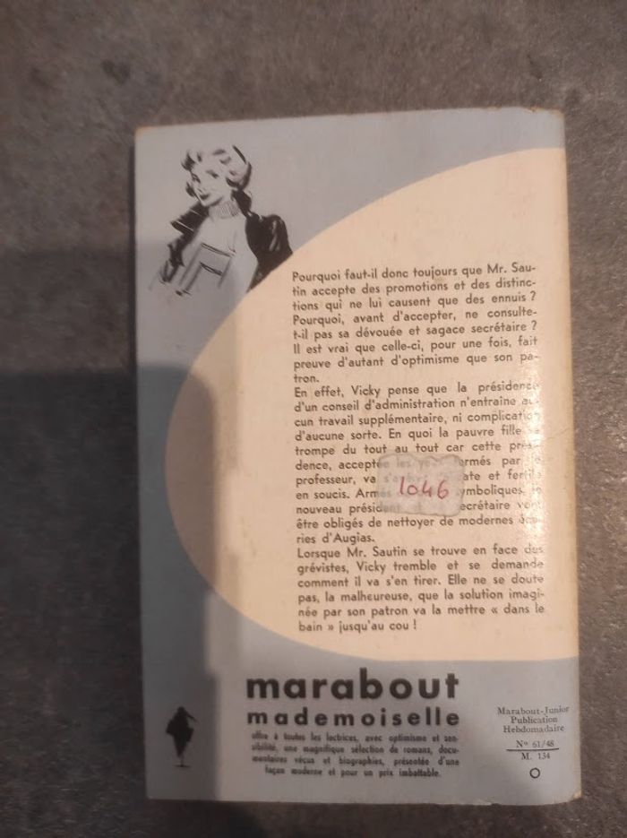 Vicky et le président Patrick St Lambert Madarout Mademoiselle 1961 - photo numéro 3