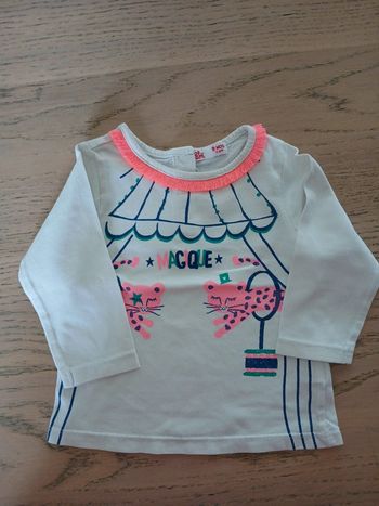 Tee-shirt fille 9 mois
