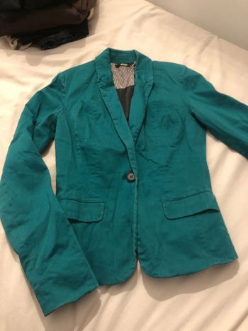 Veste turquoise 34