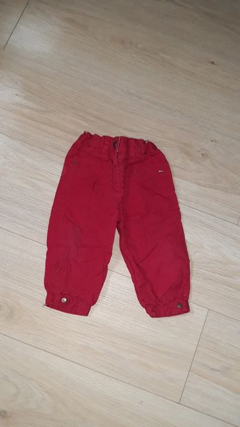 Pantalon toile t 12 mois