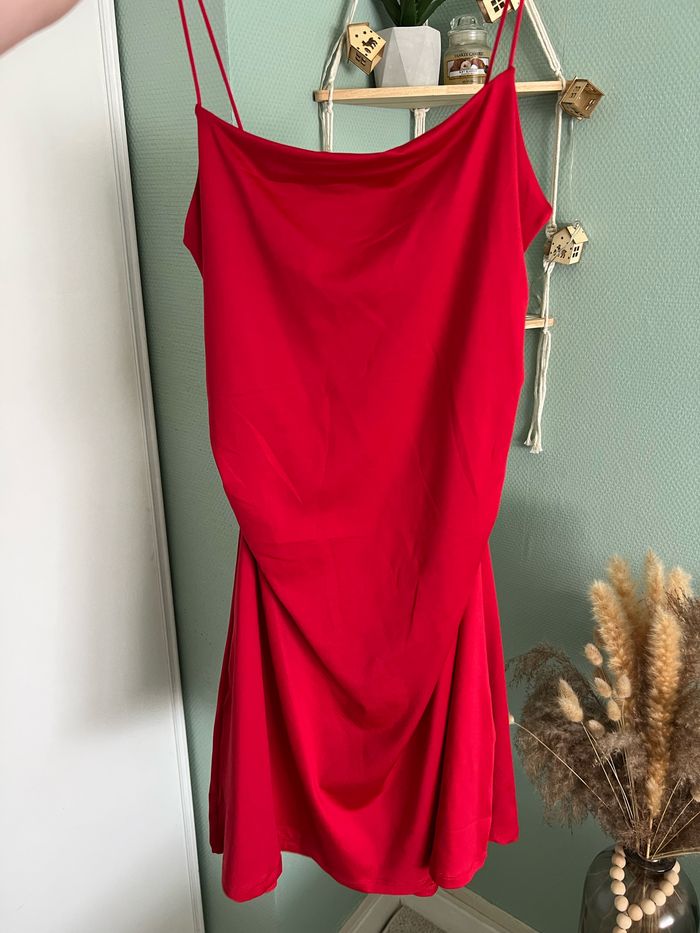 Robe rouge H&M - photo numéro 4