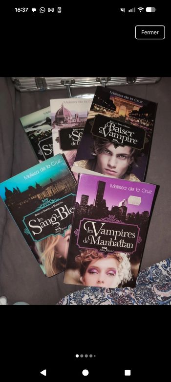 Lot de 5 tomes les Vampires de Manhatthan