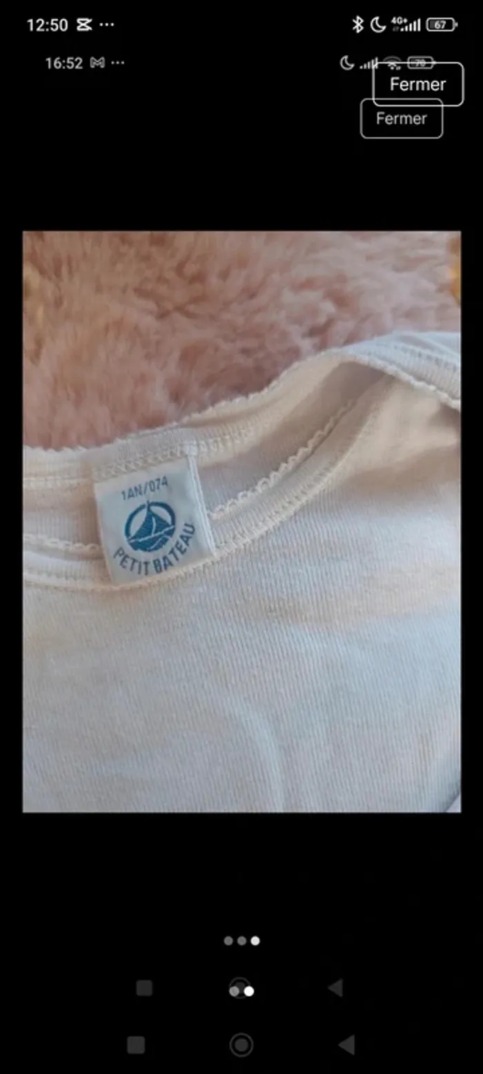 Bodie blanc petit bateau - photo numéro 2