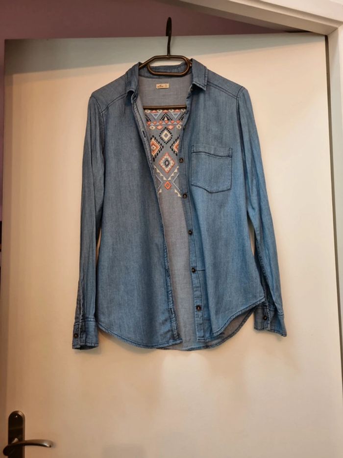 Chemise en jean hollister