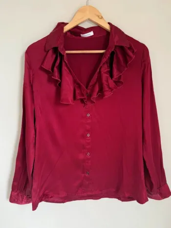 Chemise bordeaux Lily Silk