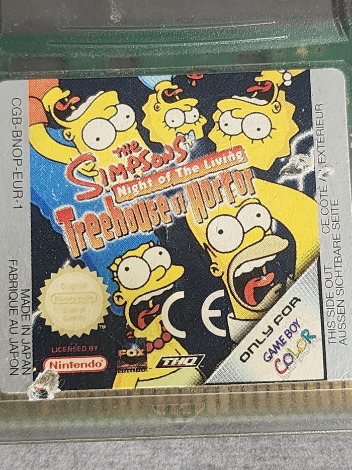 Jeu Gameboy The Simpsons