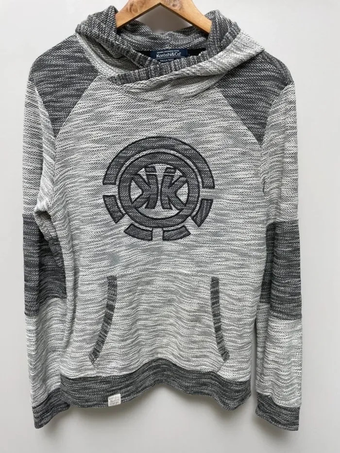Koröshi hoodie sweater grey Mens M