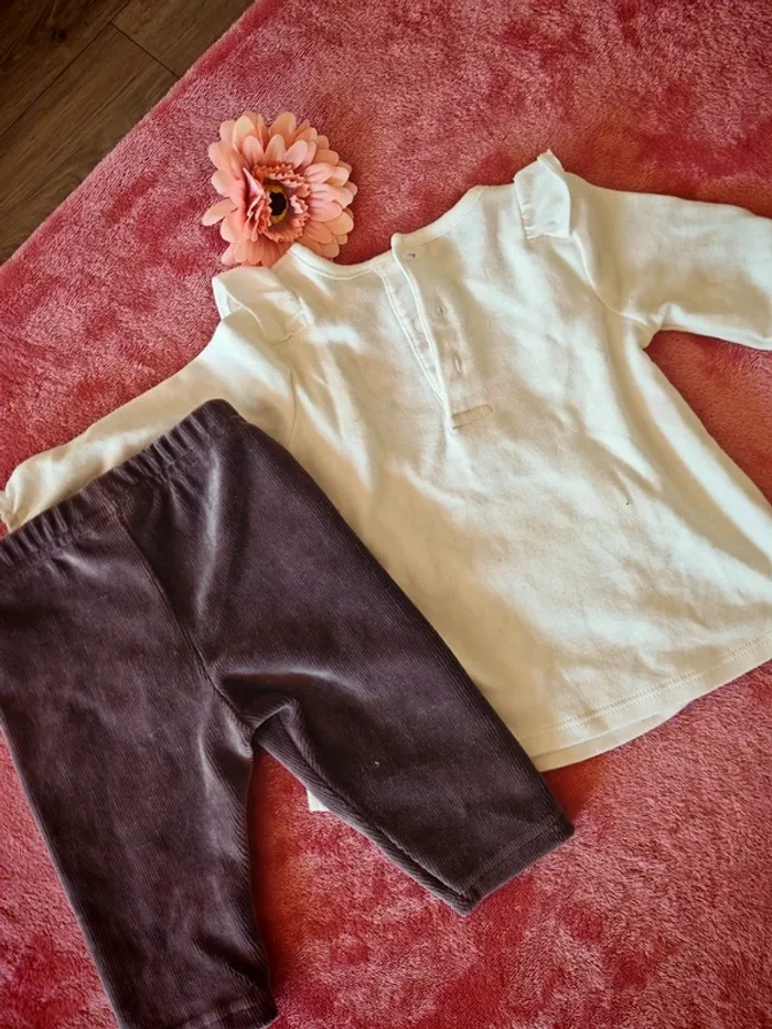 Ensemble t shirt manche longue - photo numéro 4