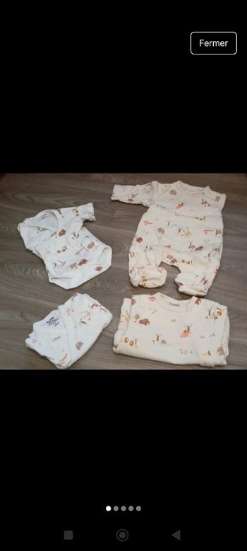 Lots pyjamas bodies