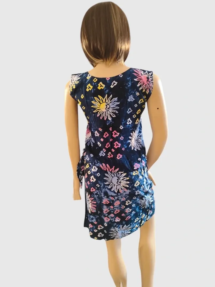 Ensemble bleu bohème été - Jupe et top - photo numéro 4