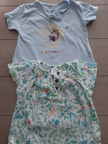 2 Tee-shirts 6 mois