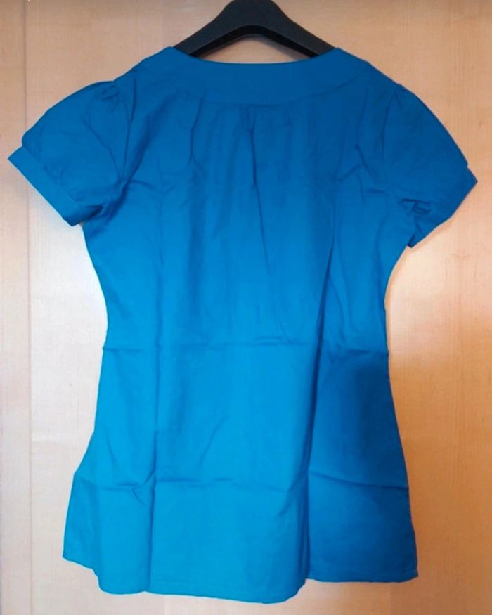 Blouse bleue - photo numéro 2