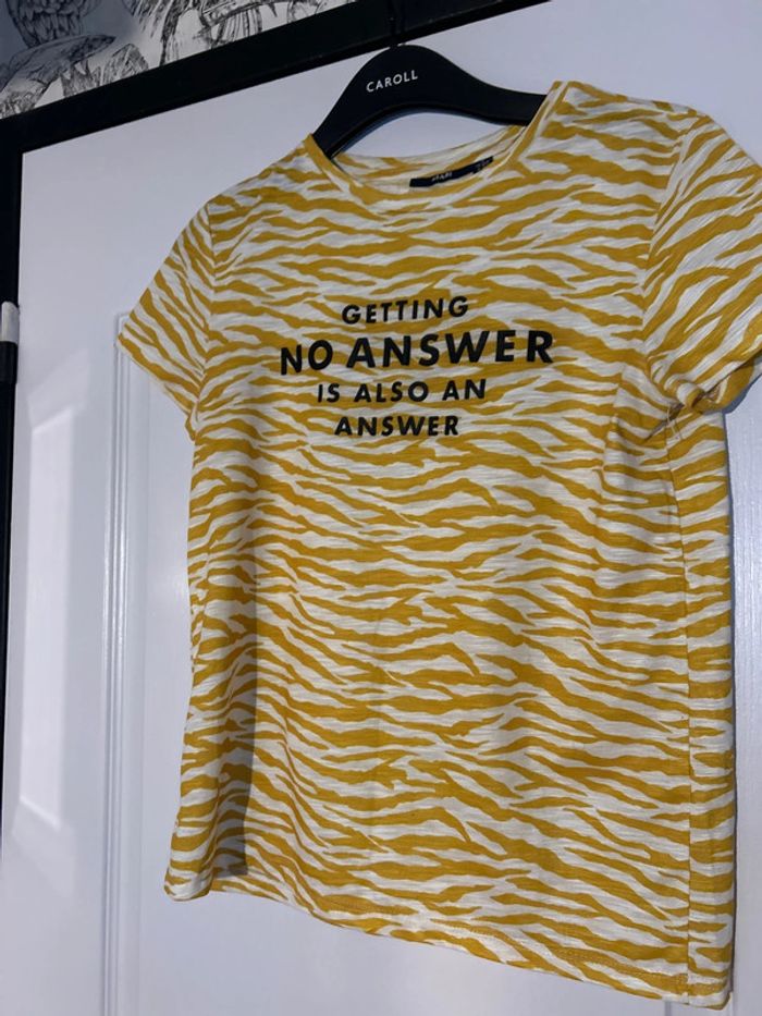 T-shirt zèbre, taille S. Kiabi. - photo numéro 2