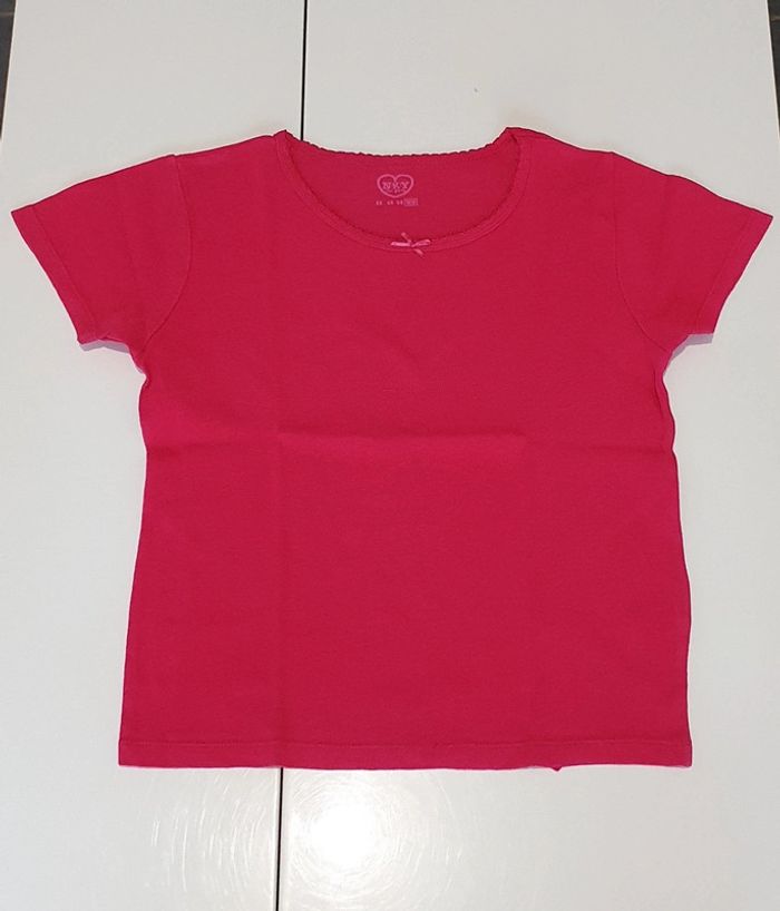T-shirt fushia NKY - 10/12A