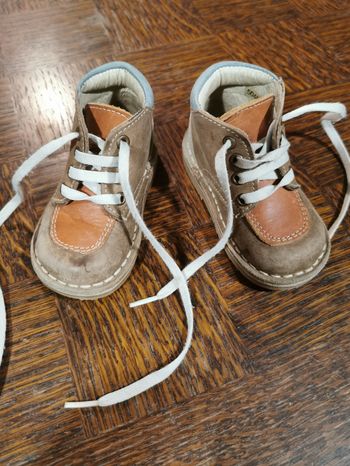 Chaussures cuir montantes