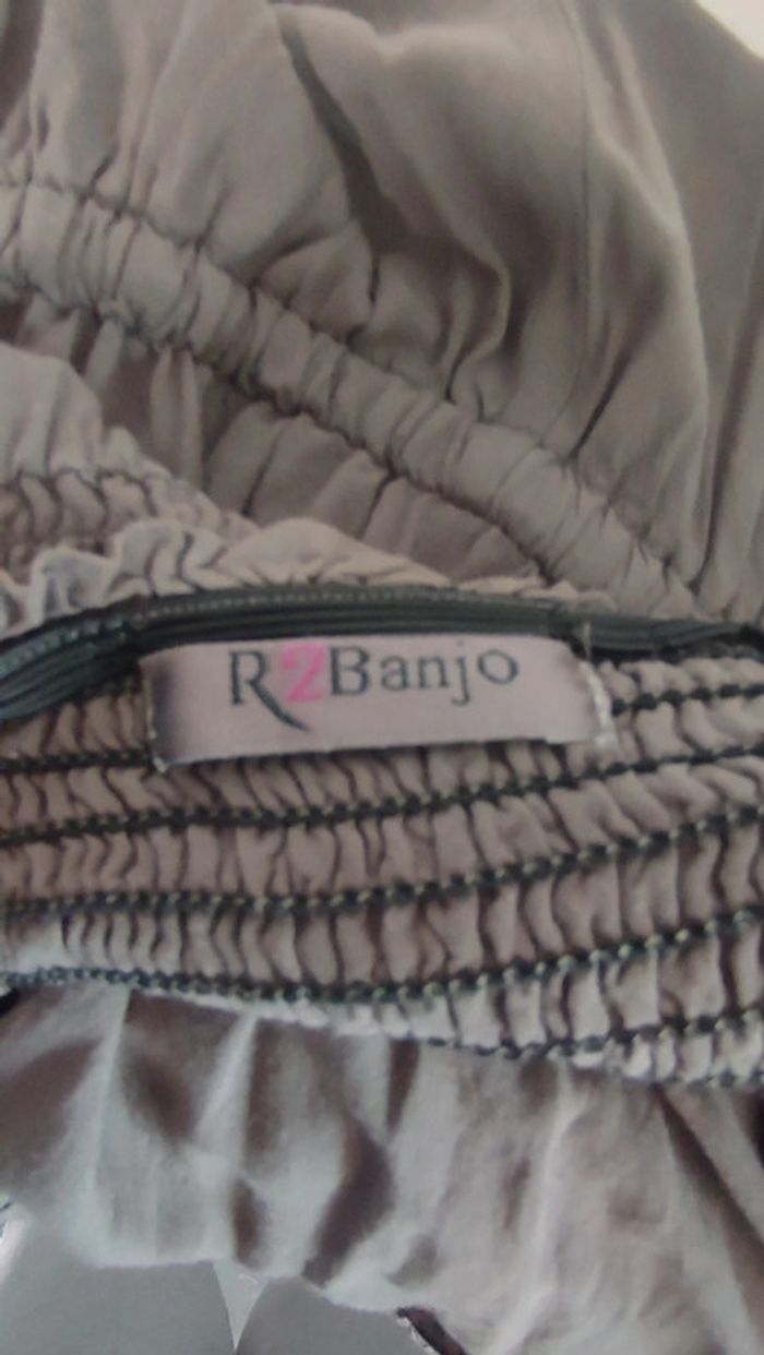 Combishort bustier taupe R2banjo, Taille Unique - photo numéro 3