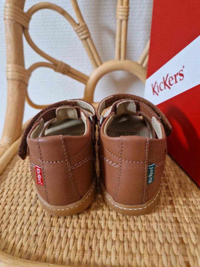 Sandales kickers kick flo camel pointure 22 - photo numéro 6