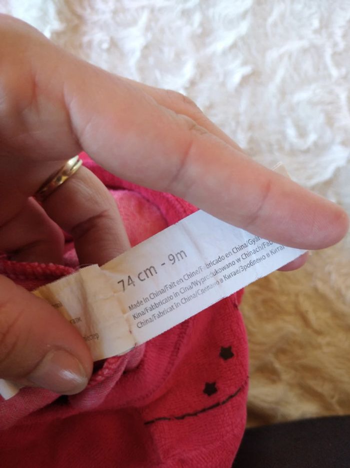 Pyjama grenouillère velours Garçon 9 mois Shérif - photo numéro 10