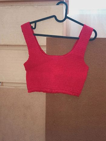 Top court rouge taille 38