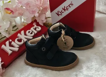Bottes Bottines Cuir Scratch 1er pas 👣 Kickers T21