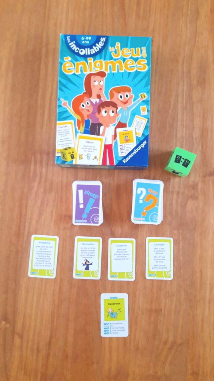 Jeu de société "Les Incollables - Jeu des Énigmes"