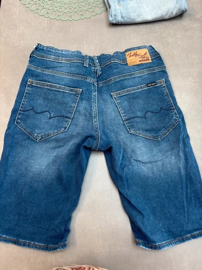 Short en jean homme Teddy Smith taille S - photo numéro 3