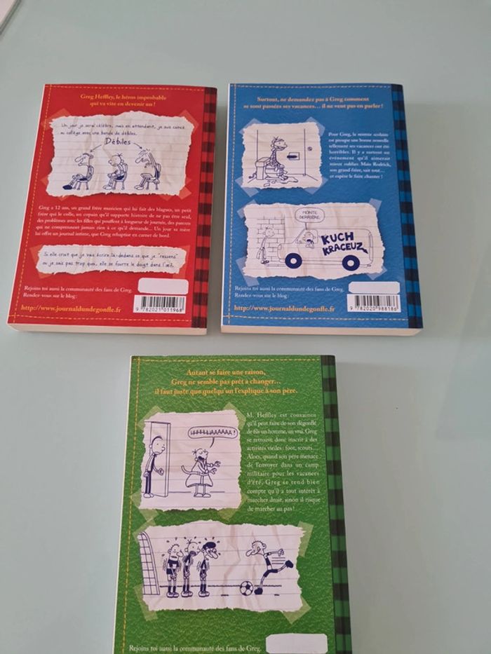 Journal d'un dégonflé - tome 1,2 et 3 - comme neuf - photo numéro 3