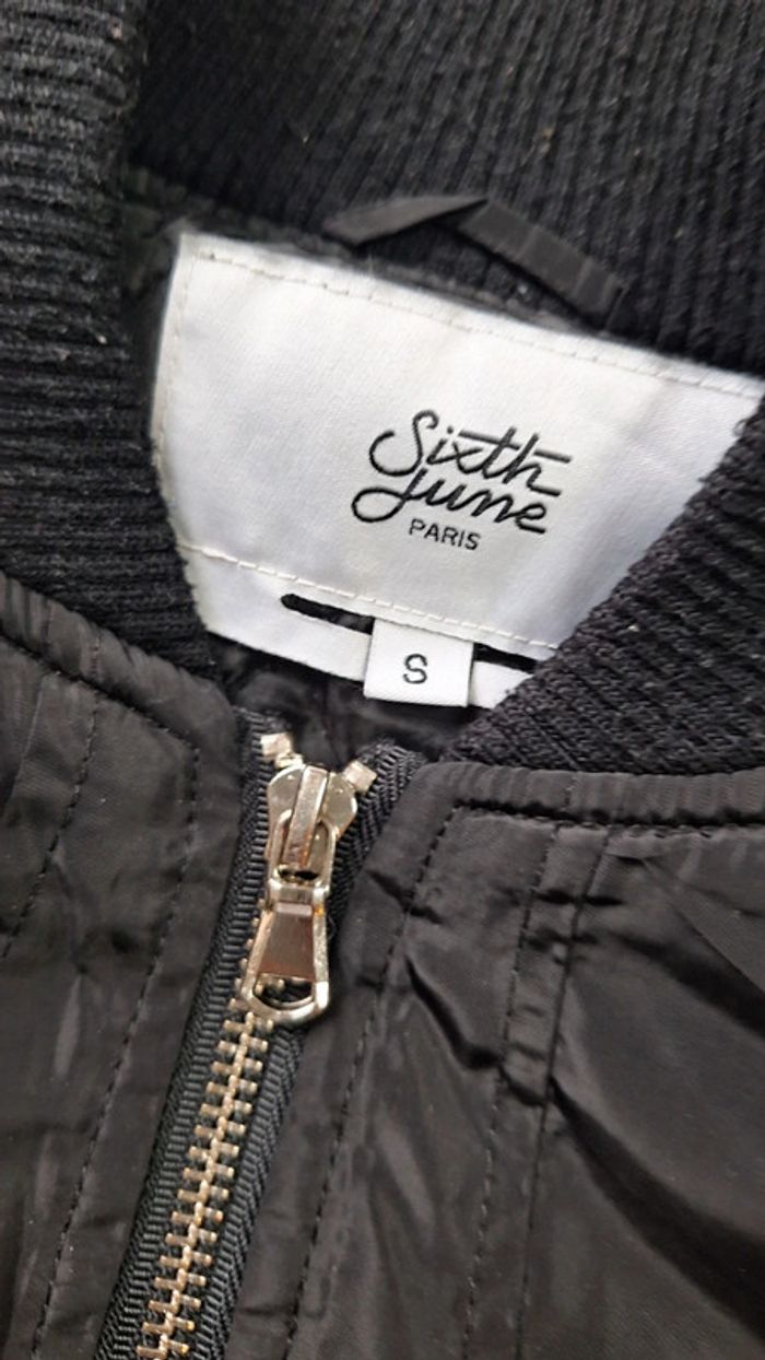 Blouson noir fille Sixth June taille S - photo numéro 3