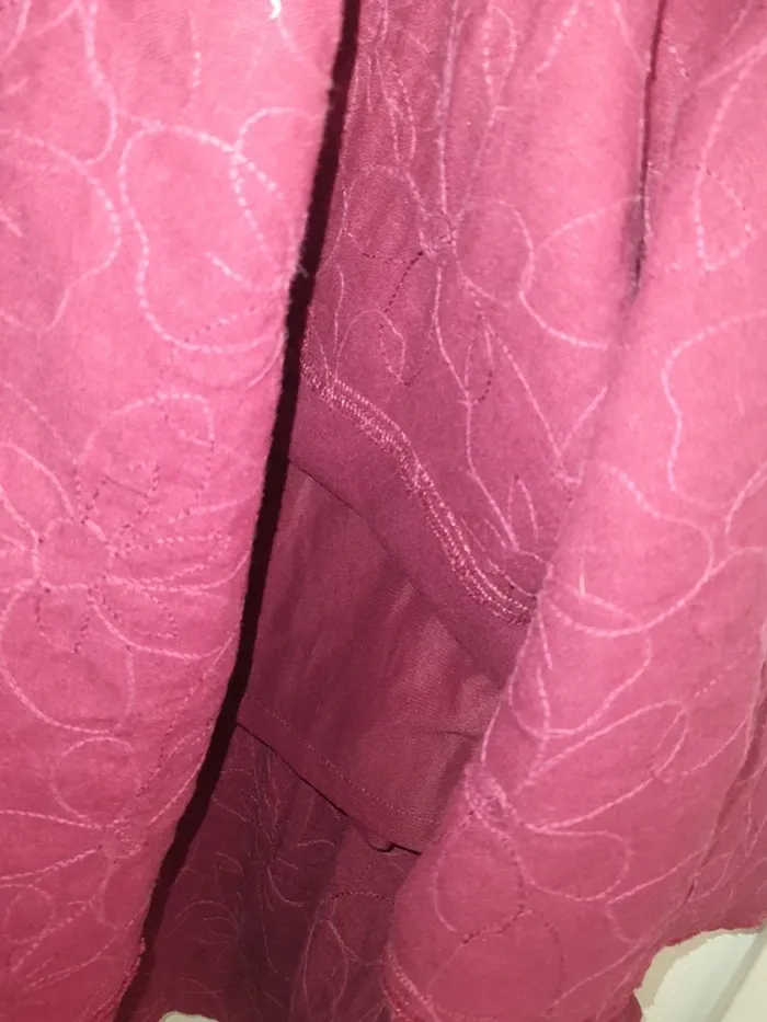 🌹Robe lin rouge cerise 44 - photo numéro 7