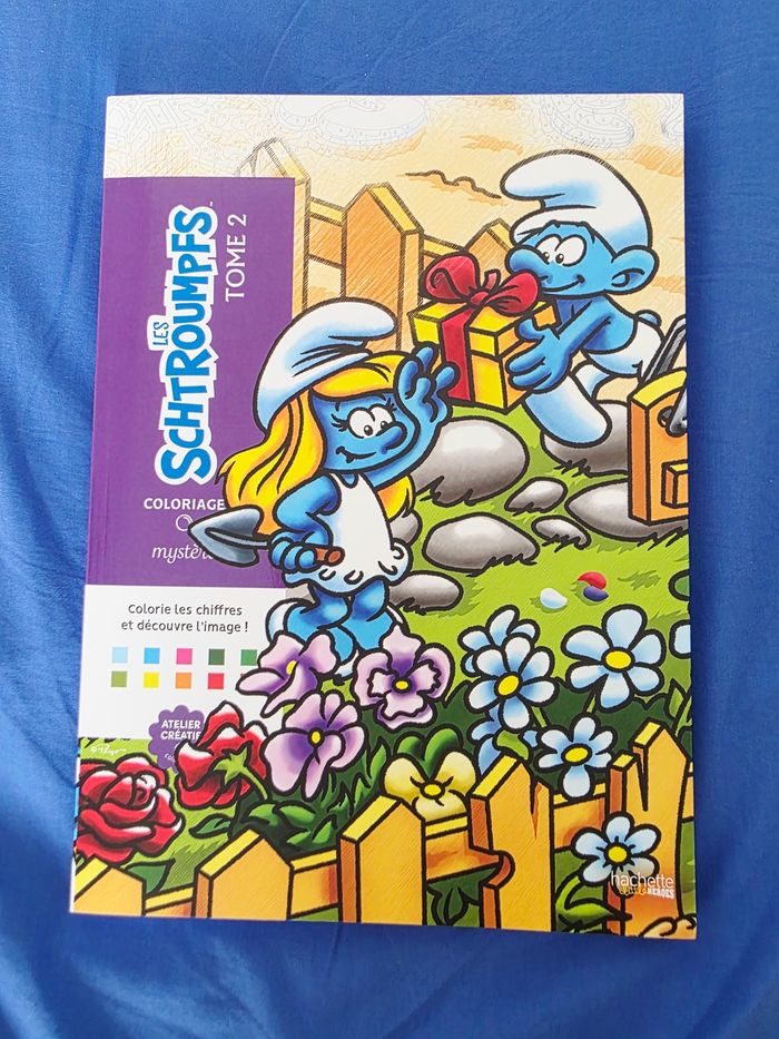 Coloriage mystère Schtroumpfs 2