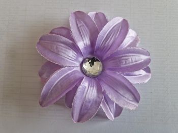 Pince barrette cheveux bébé enfant fille broche mauve