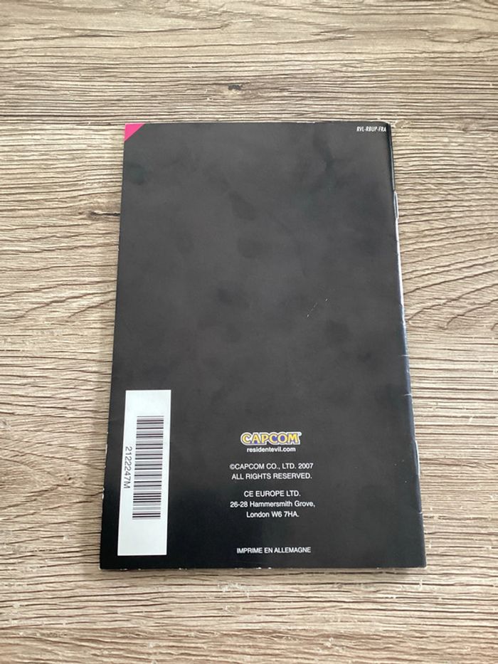 notice du jeu resident evil nintendo wii - photo numéro 2