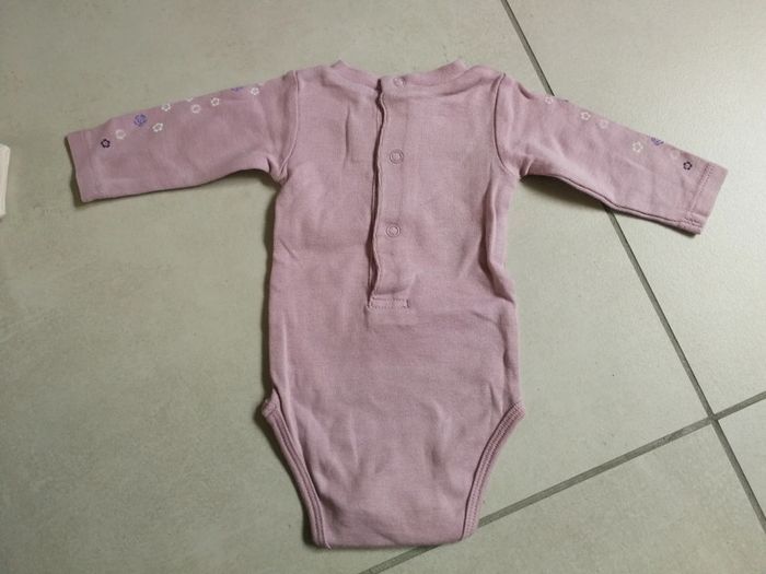 Lot de 3 bodies ML hiver Sgmj 1 mois - photo numéro 3