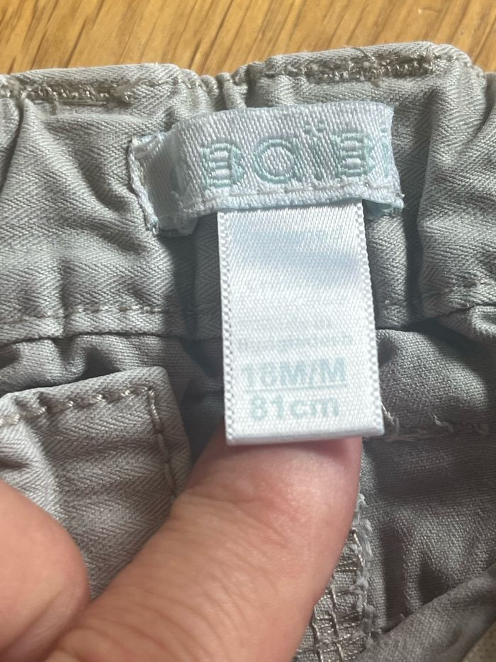 Pantalon léger beige Obaibi 18M / 81cm - photo numéro 3