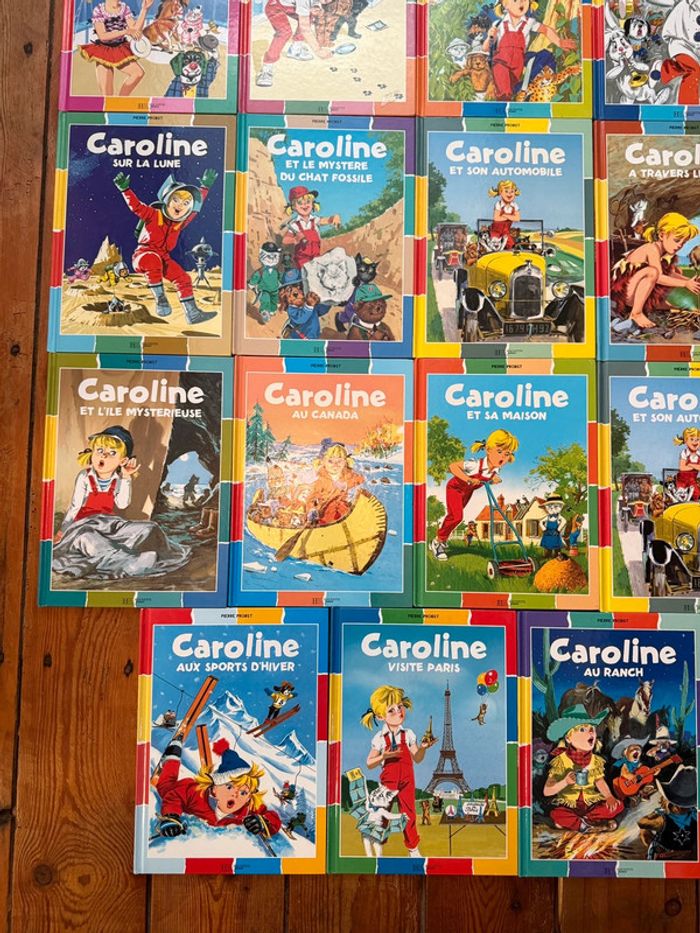 TBE - Bords couleurs damiers Lot de 19 livres Caroline bd albums Pierre Probst - photo numéro 2