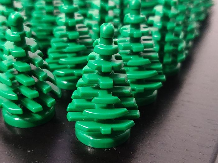 49 sapins verts Lego - parfait état - vrai Lego - photo numéro 8