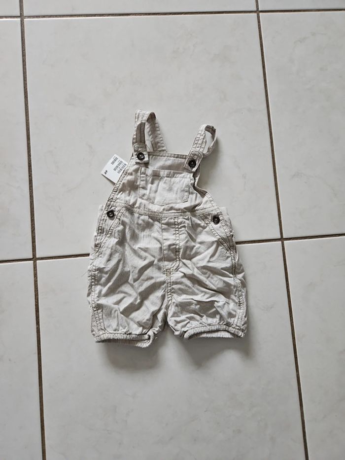 Salopette bébé été garçon 4/6 mois Neuf V2