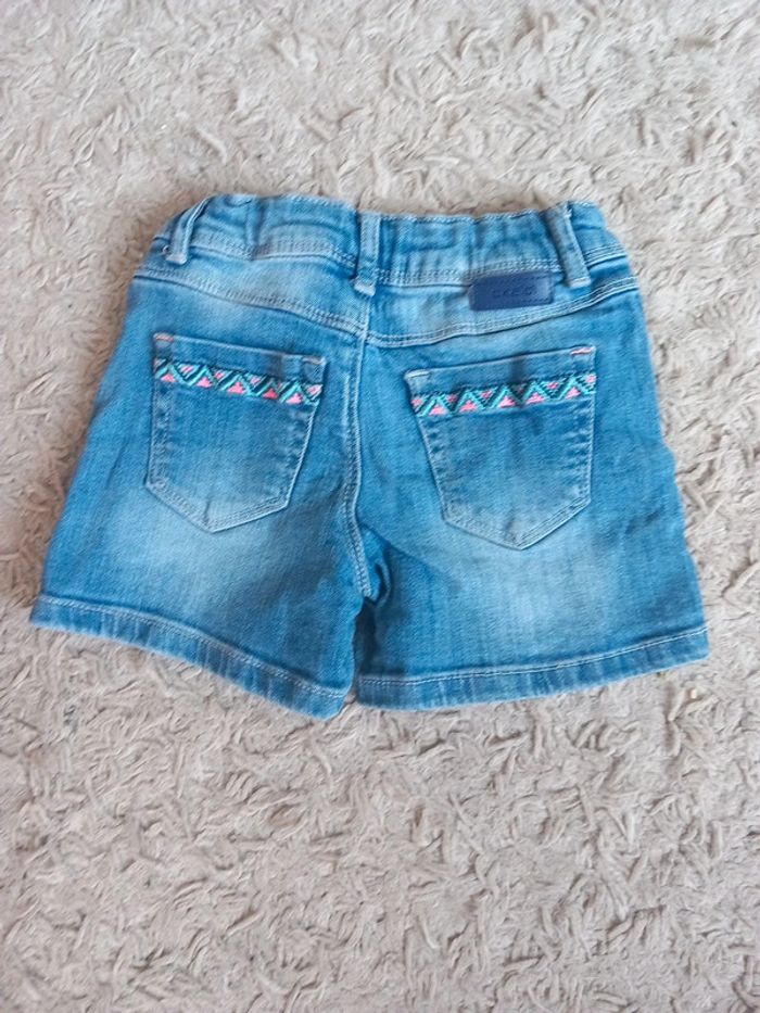 😷short jeans 4ans Okaidi - photo numéro 2