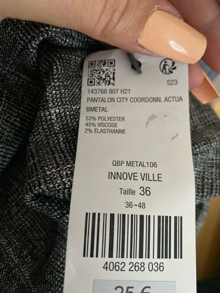 🌸 Pantalon slim gris 🌸 - photo numéro 2