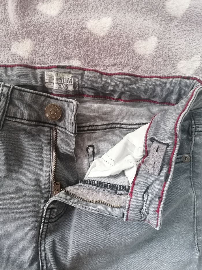Pantalon jeans slim stretch 🩶   garçon XXS - photo numéro 3