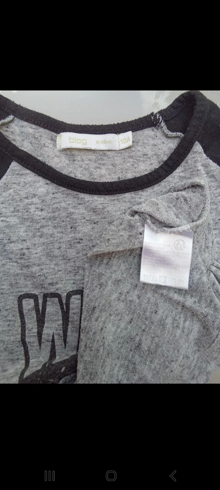 Lot de 2 tee-shirts manches longues/ Blog bye Gémo - photo numéro 7