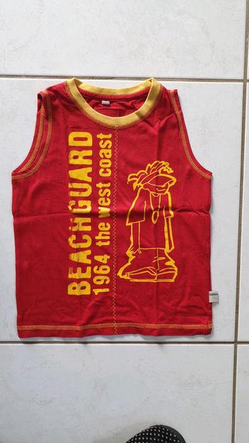 Débardeur garçon 4 ans CH2