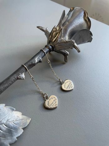 Boucles d’oreilles pendantes Tiffany & Co. en argent 925